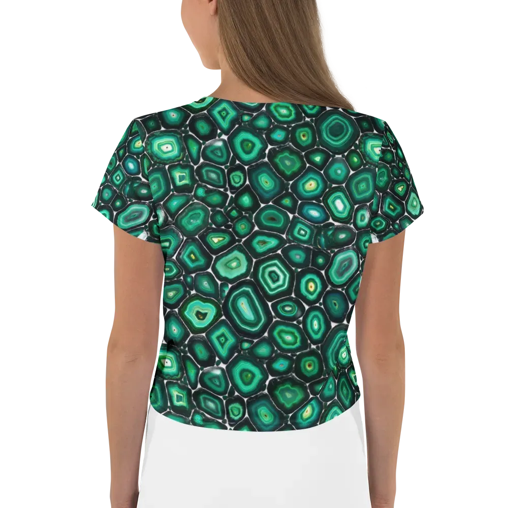 Verdant Agate on Crop Tee — Back