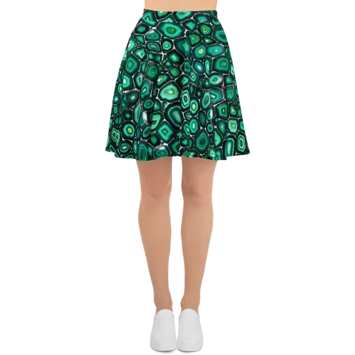 Verdant Agate on a Skater Skirt