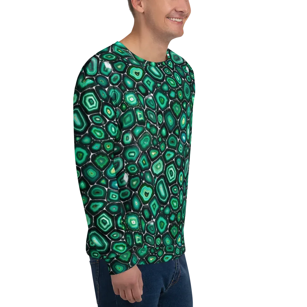 Verdant Agate on Sweatshirt — Right Front