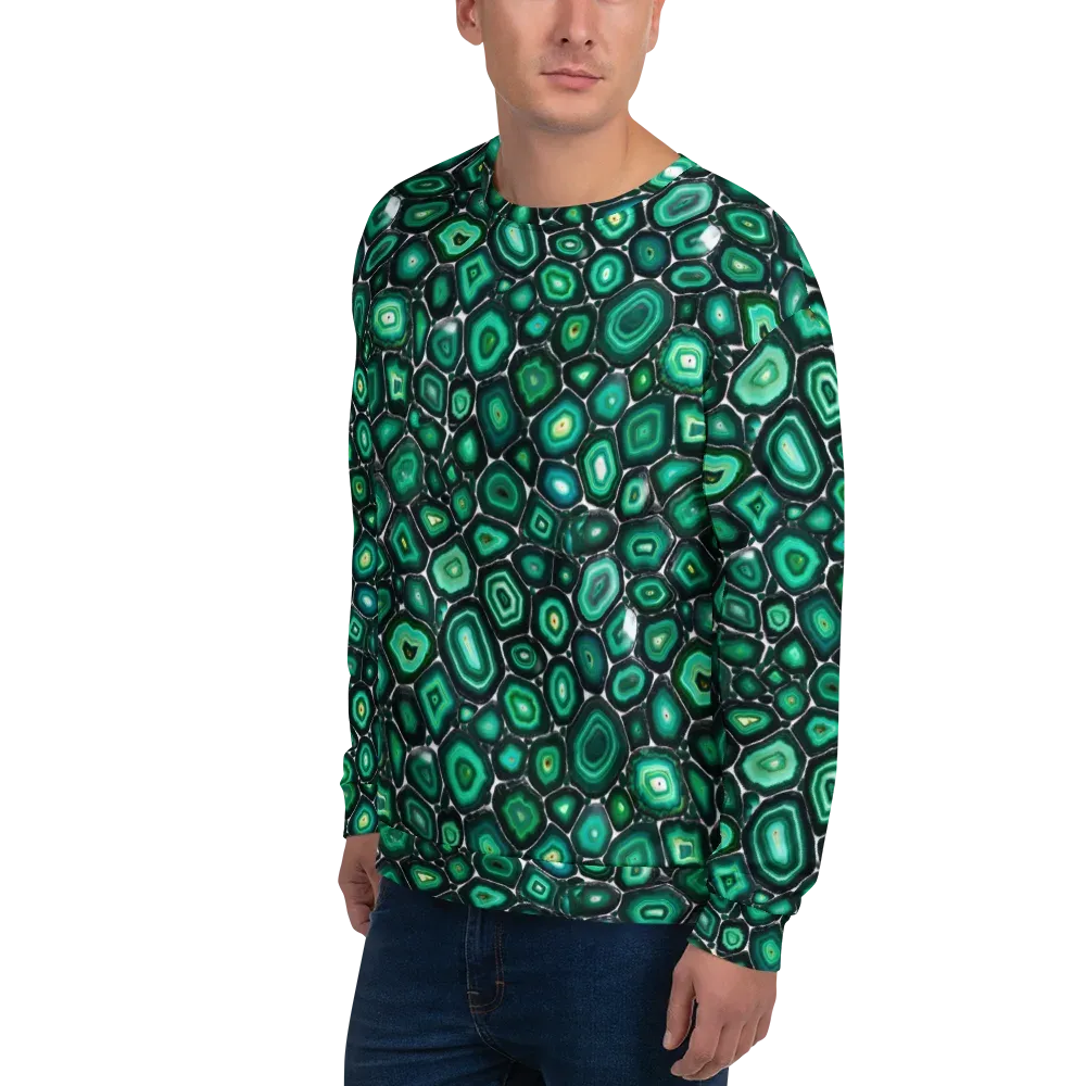 Verdant Agate on Sweatshirt — Left Front