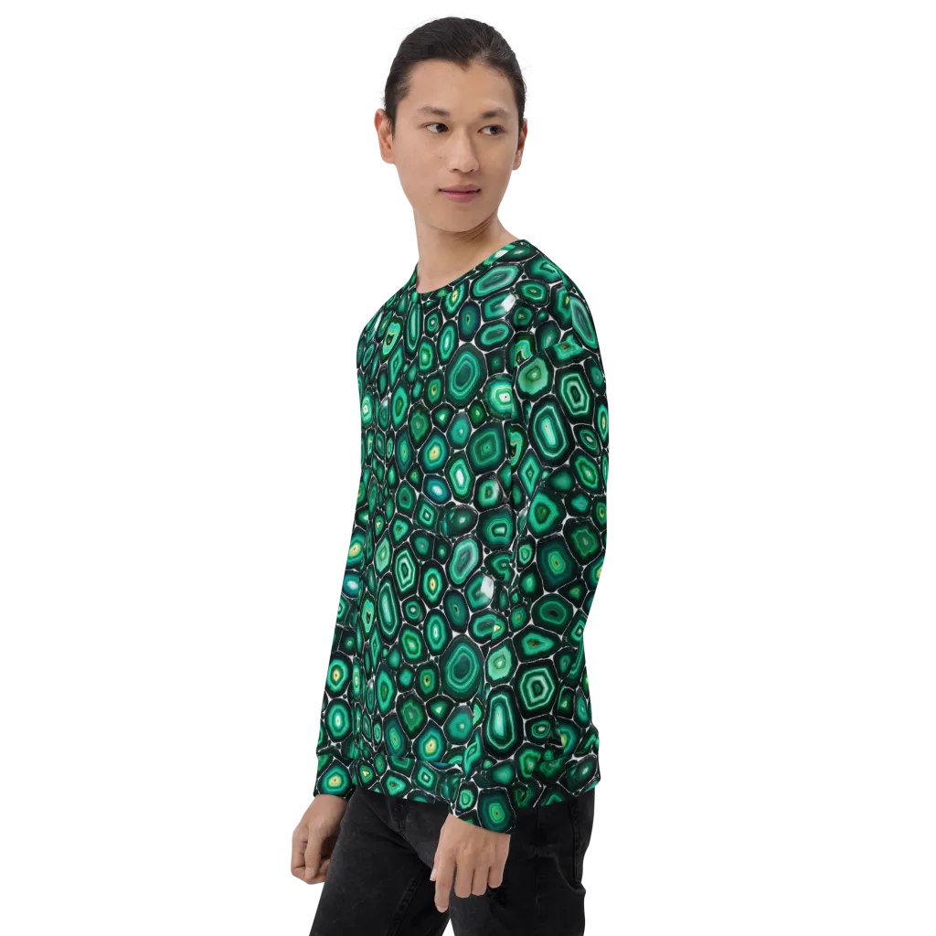 Verdant Agate on Sweatshirt — Left Front