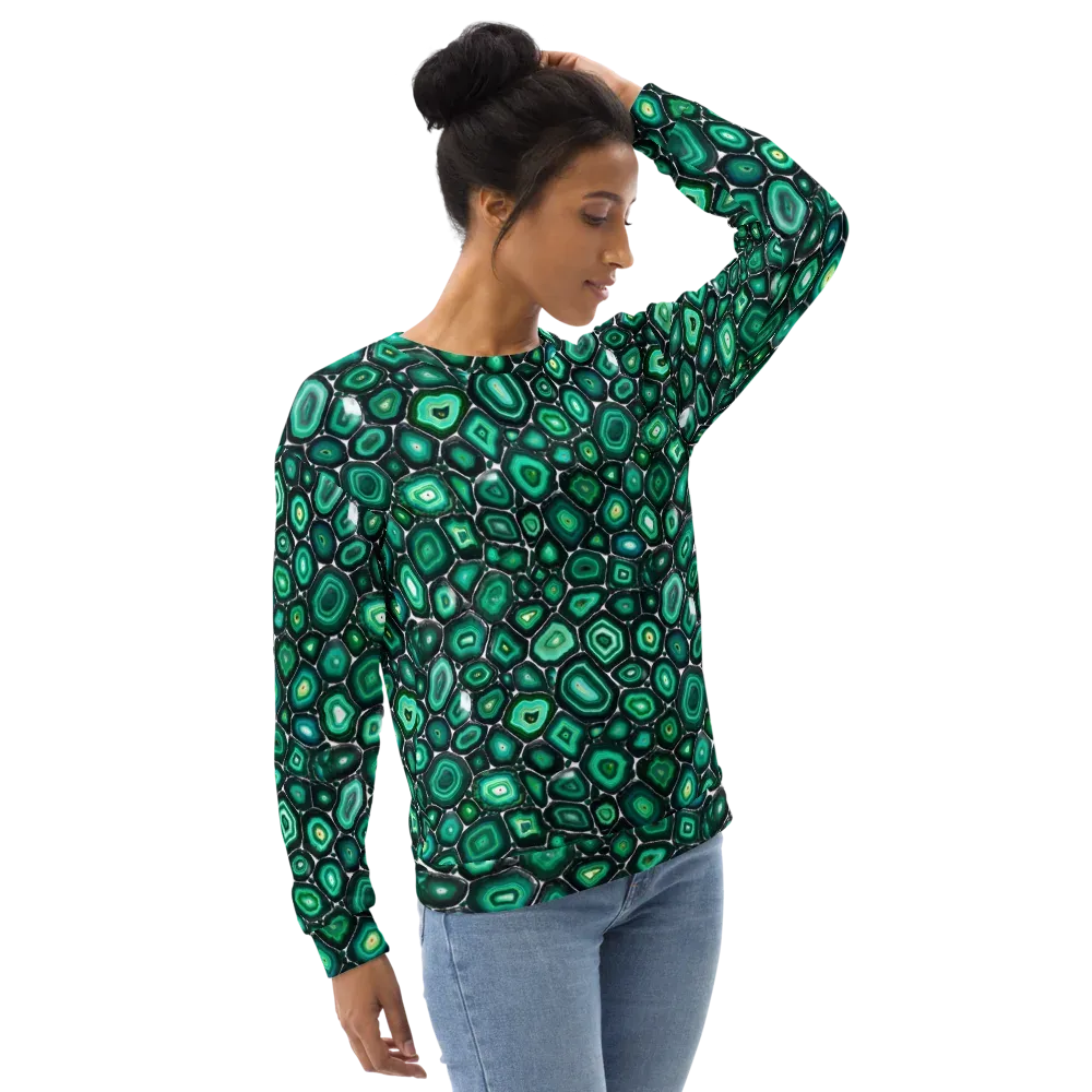 Verdant Agate on Sweatshirt — Right Front