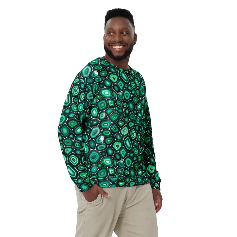 Verdant Agate on Sweatshirt — Front