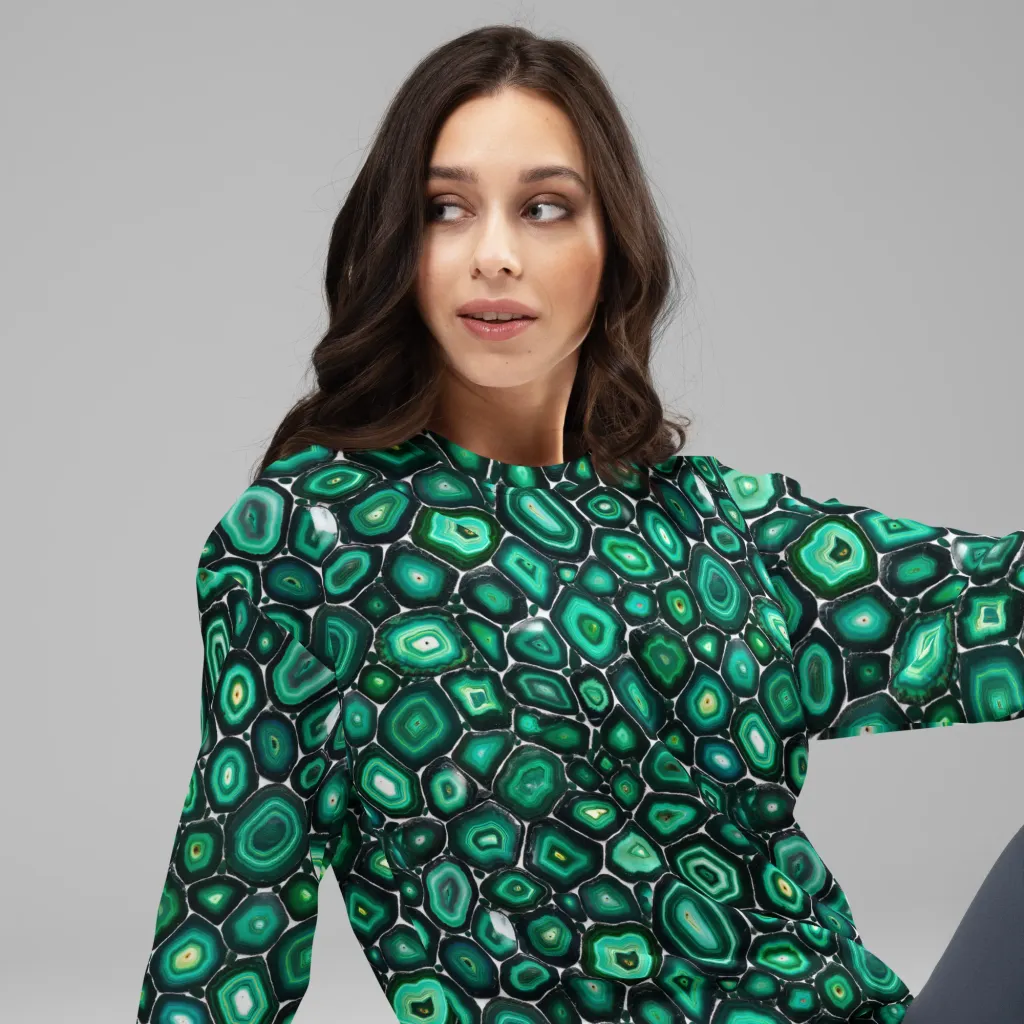 Verdant Agate on Sweatshirt — Right Front