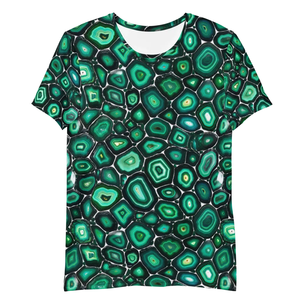 Verdant Agate on Men's Athletic T-Shirt — Front