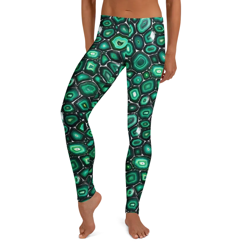 Verdant Agate on Leggings — Front