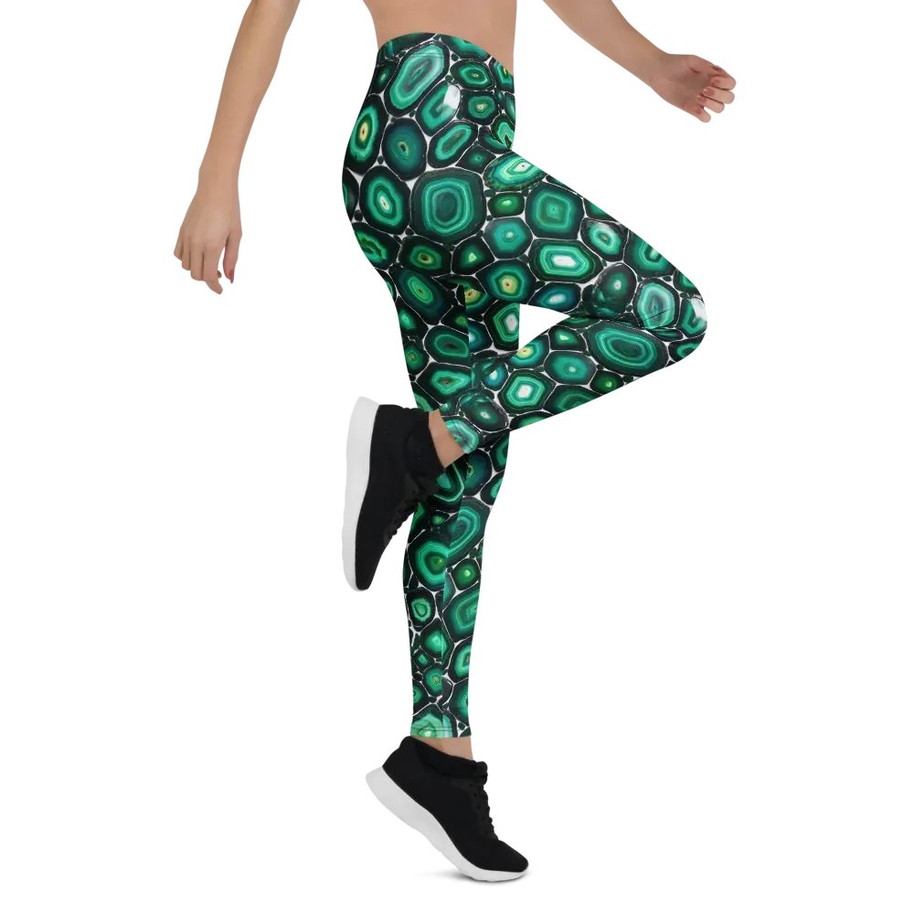Verdant Agate on Leggings — Right