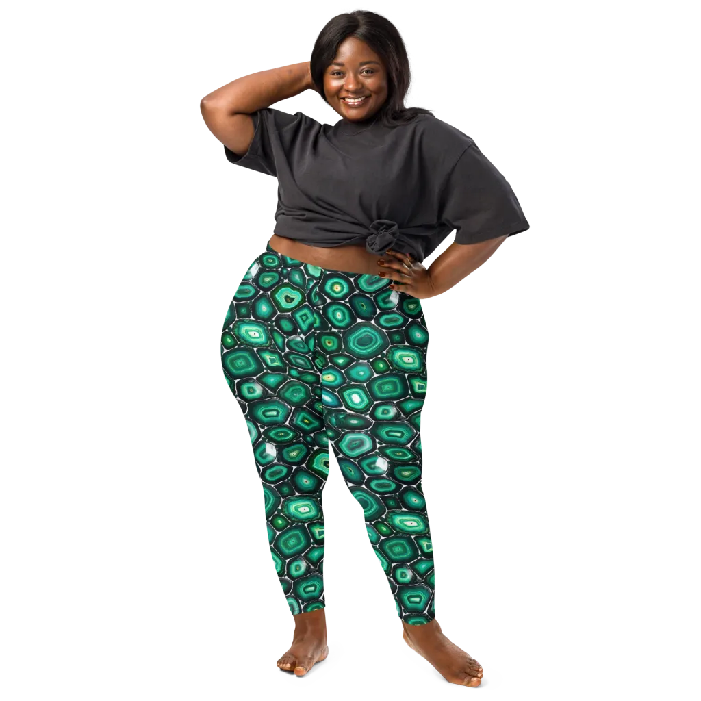 Verdant Agate on Leggings — Front