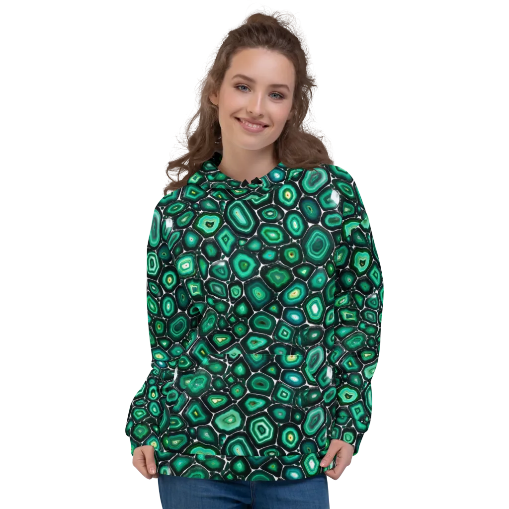 Verdant Agate on Hoodie — Front