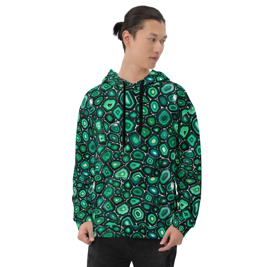 Verdant Agate on Hoodie — Front