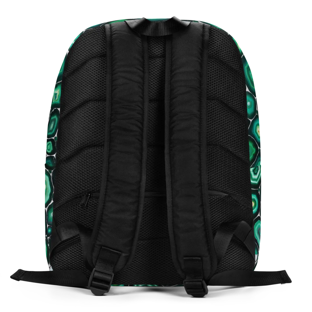 Verdant Agate on Minimalist Backpack — Back