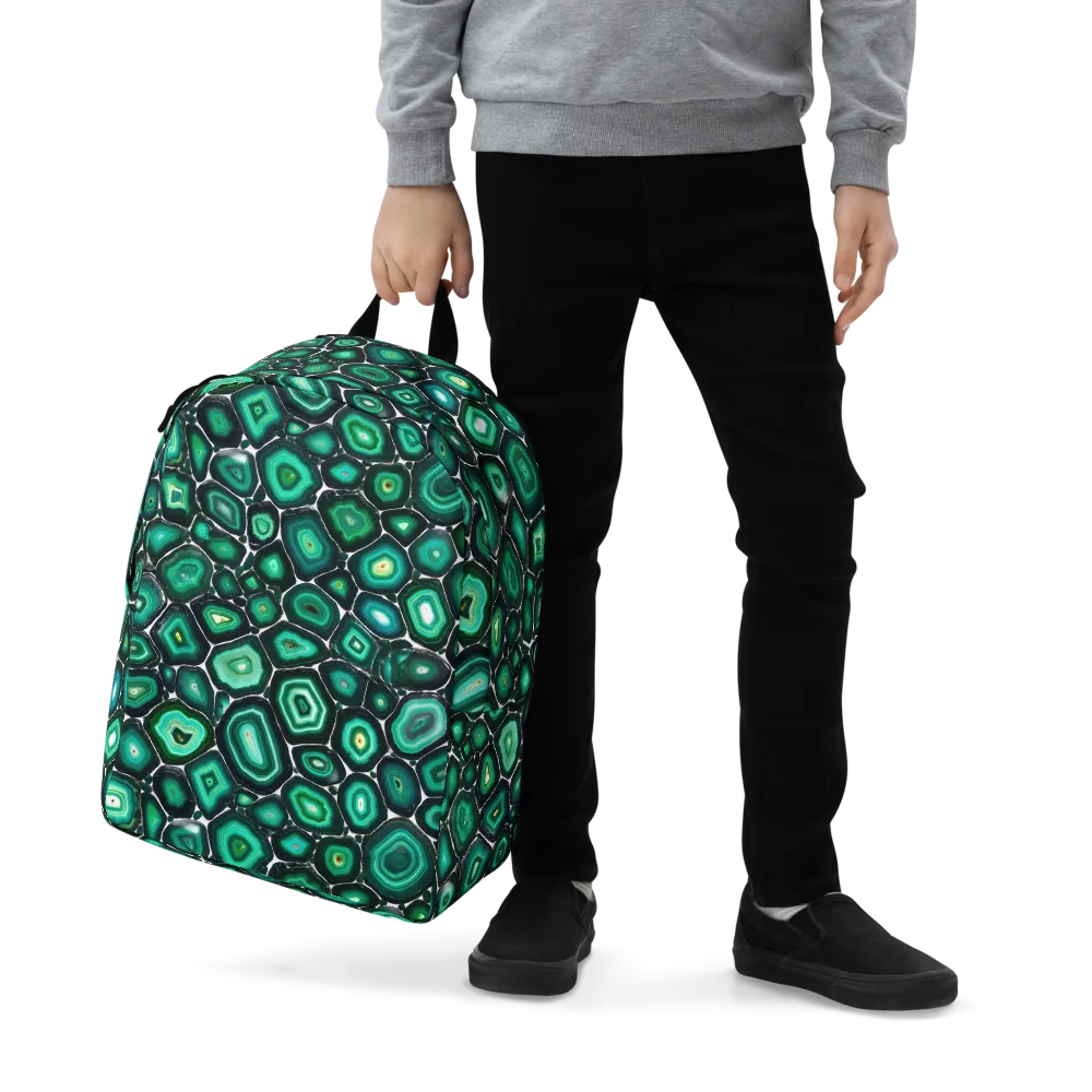 Verdant Agate on Minimalist Backpack — Zoomed-in