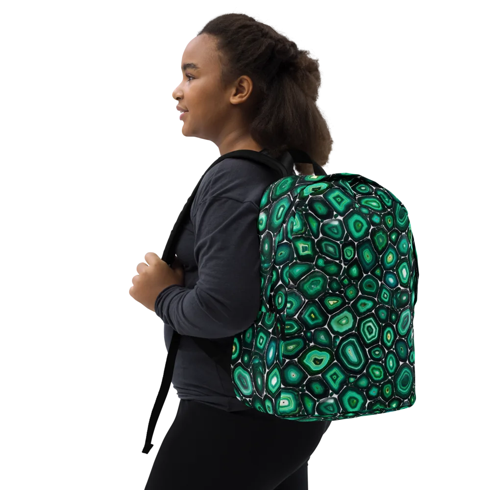Verdant Agate on Minimalist Backpack — Right Front