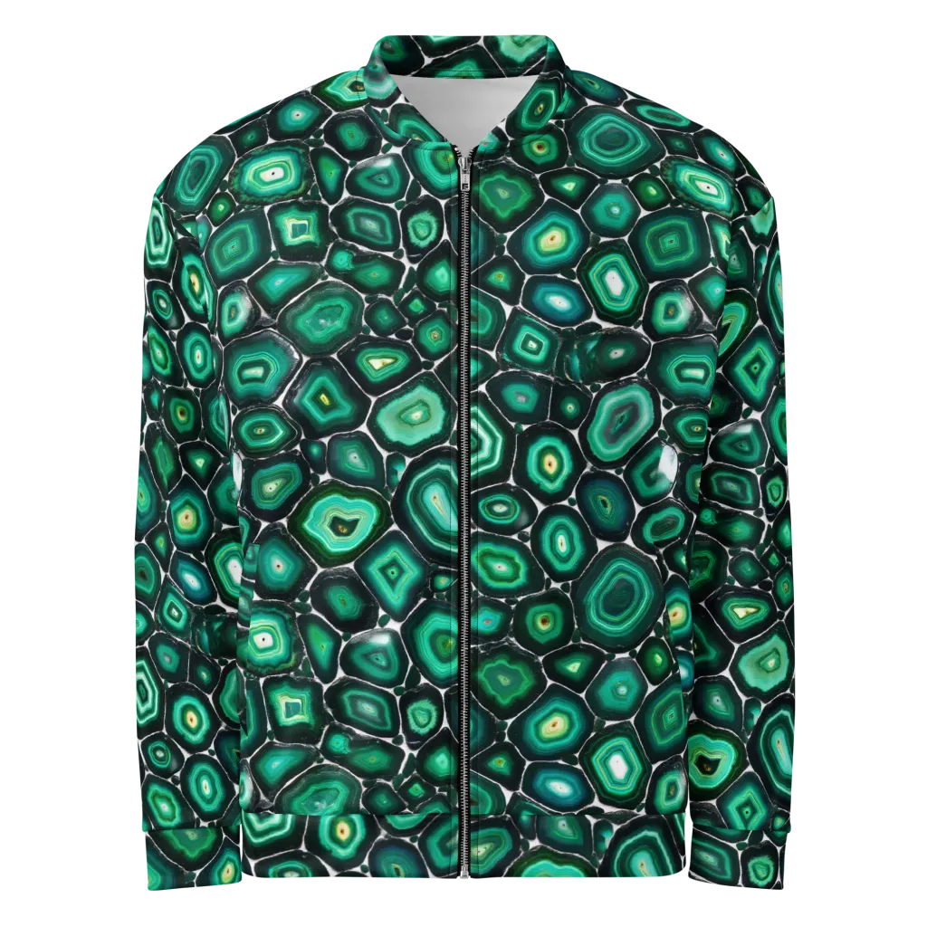 Verdant Agate on Bomber Jacket — Front