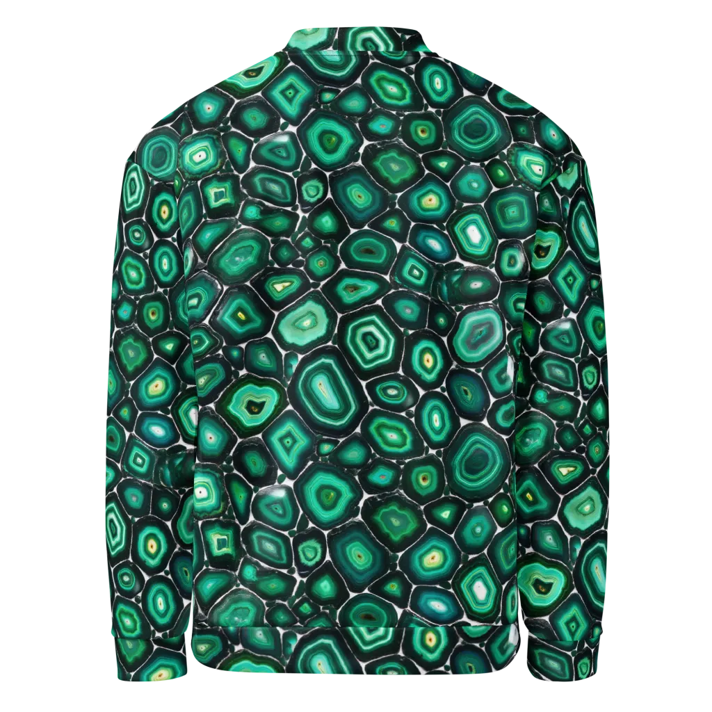 Verdant Agate on Bomber Jacket — Back