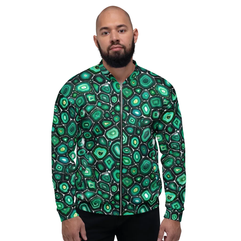 Verdant Agate on Bomber Jacket — Front