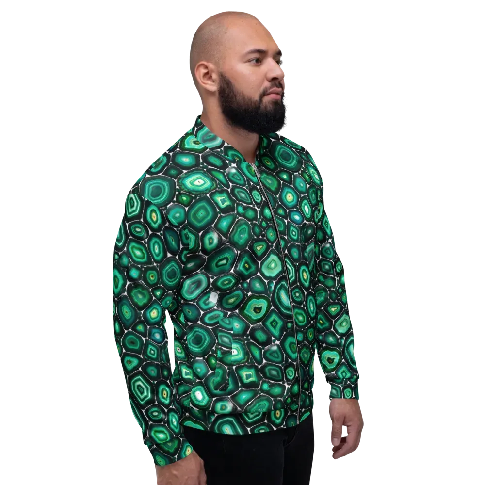 Verdant Agate on Bomber Jacket — Right