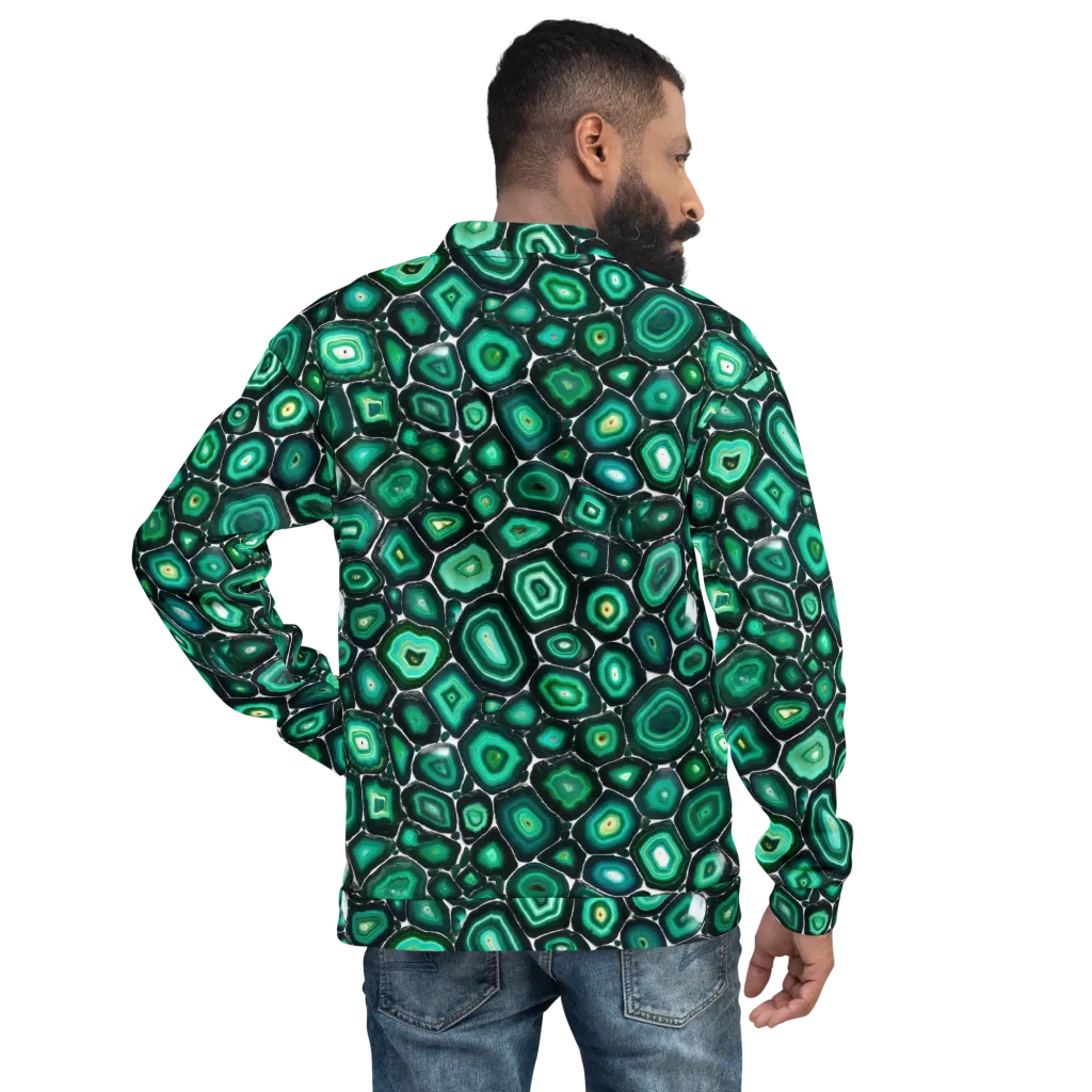 Verdant Agate on Bomber Jacket — Back
