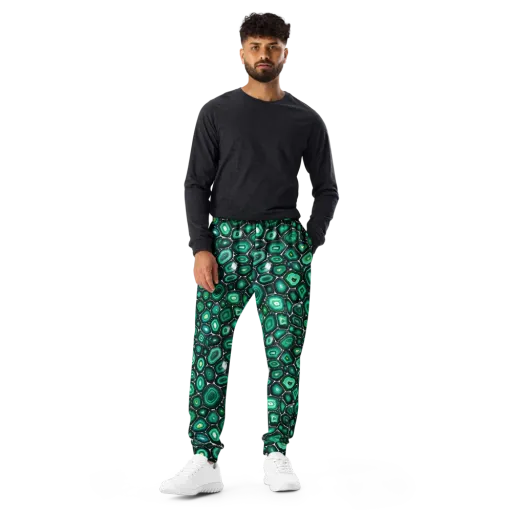 Verdant Agate on a Men's Joggers