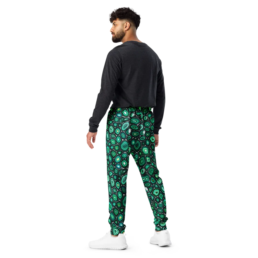 Verdant Agate on Men's Joggers — Back