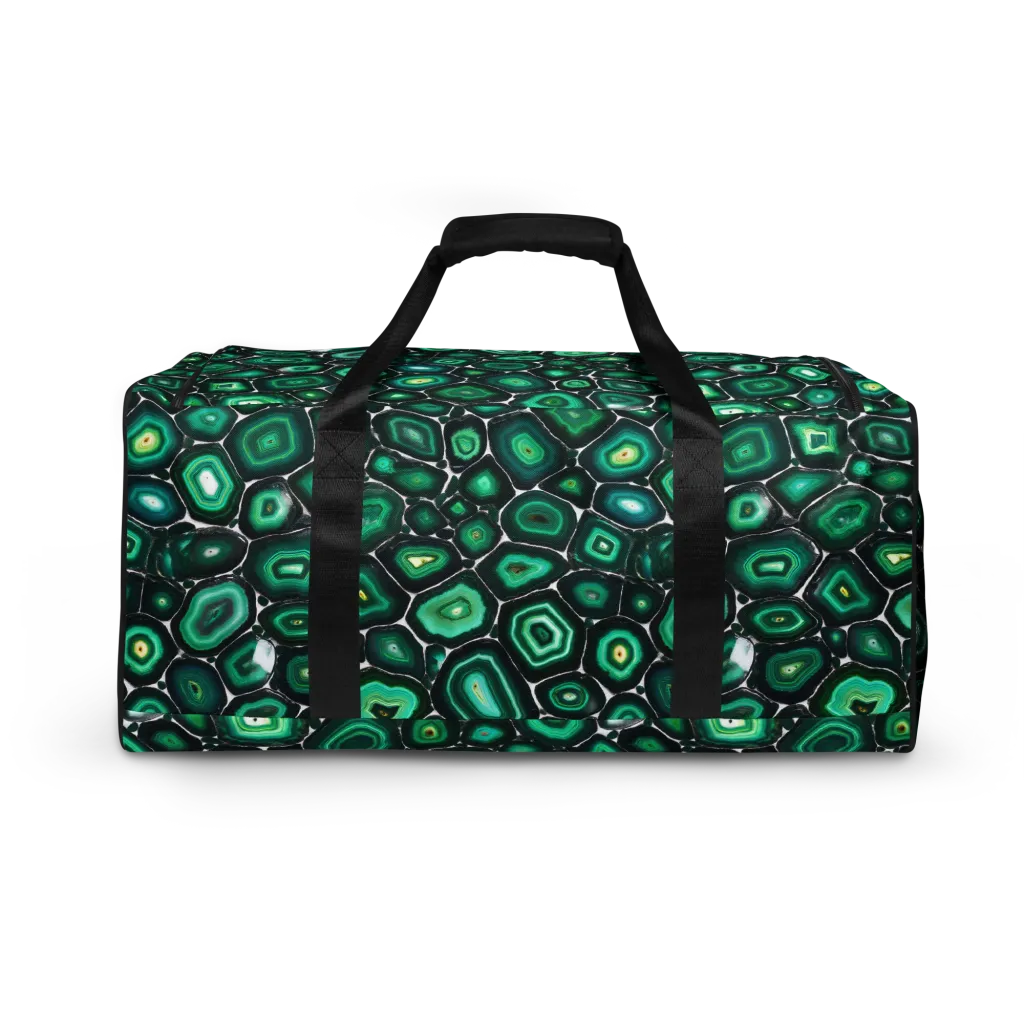 Verdant Agate on Duffle Bag — Back