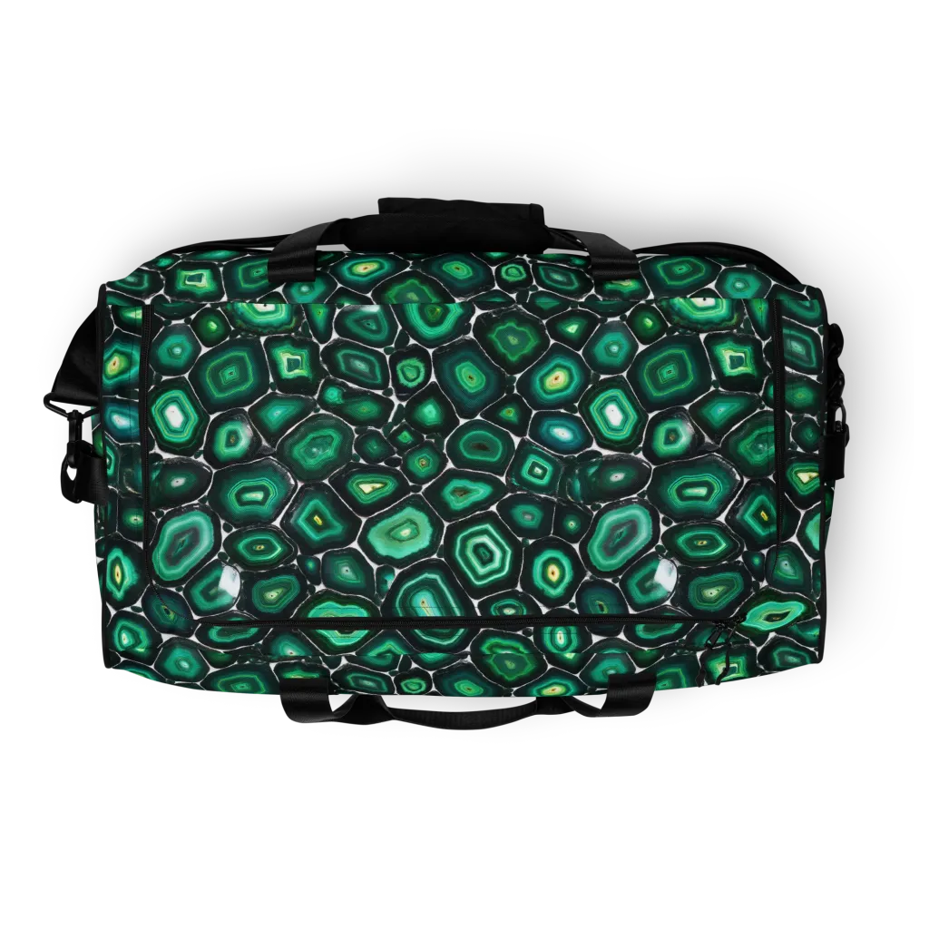 Verdant Agate on Duffle Bag — Top
