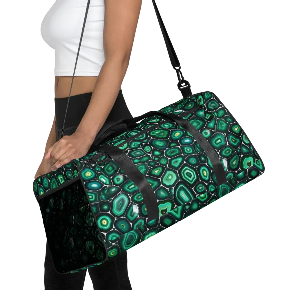 Verdant Agate on Duffle Bag — Front
