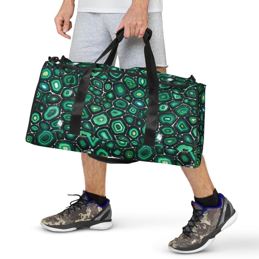 Verdant Agate on Duffle Bag — Front