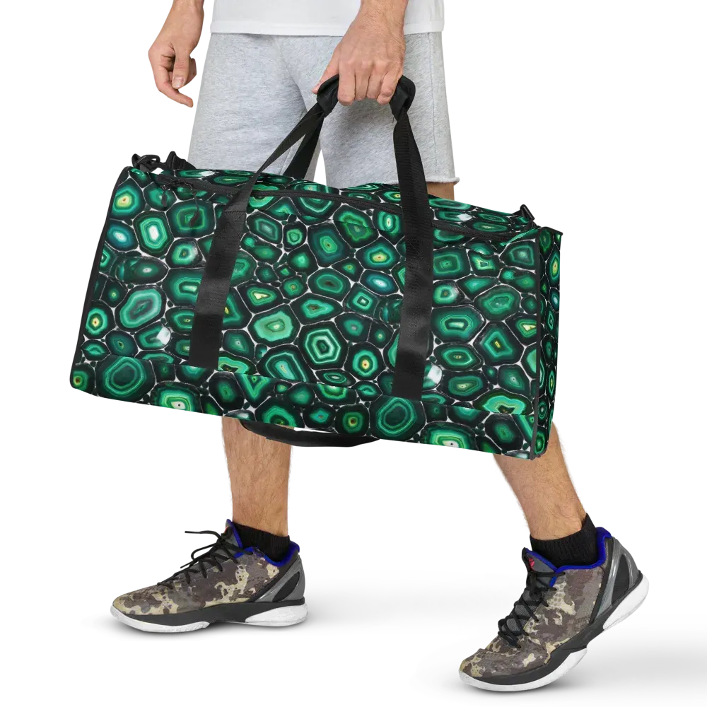 Verdant Agate on Duffle Bag — Front