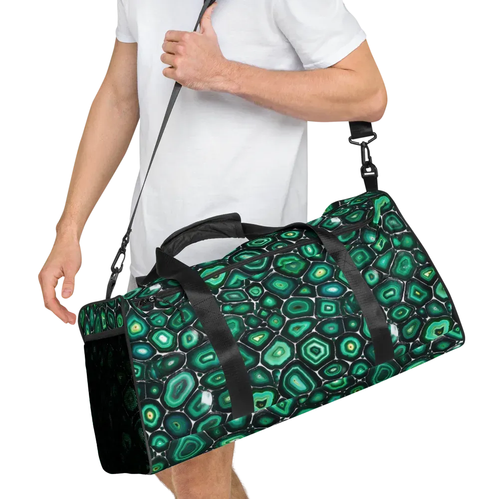 Verdant Agate on Duffle Bag — Right Front