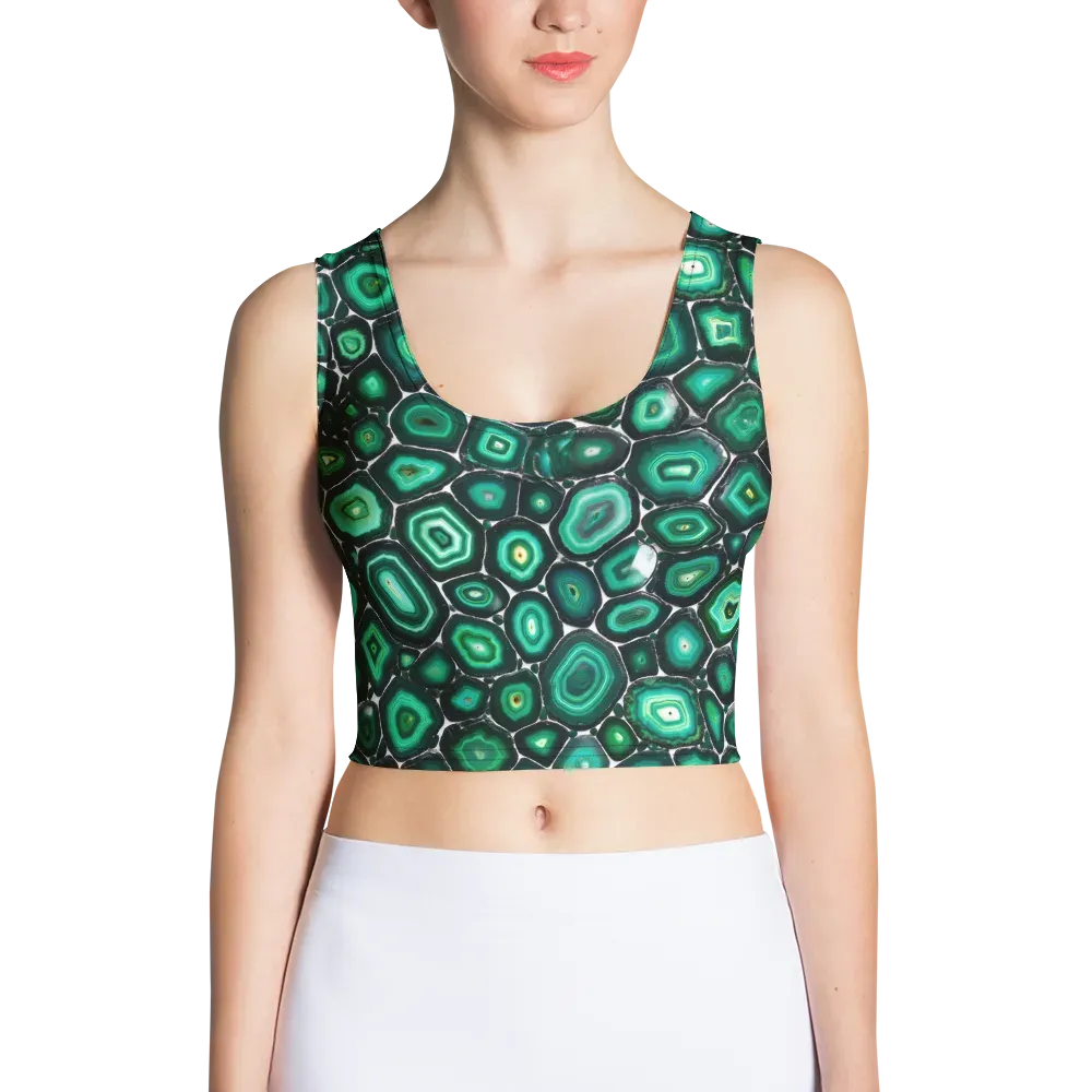 Verdant Agate on Crop Top — Front