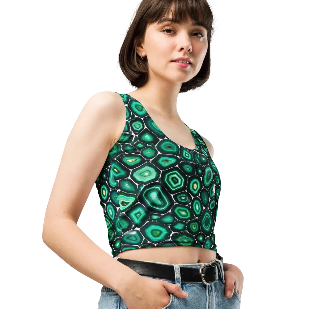 Verdant Agate on Crop Top — Right Front