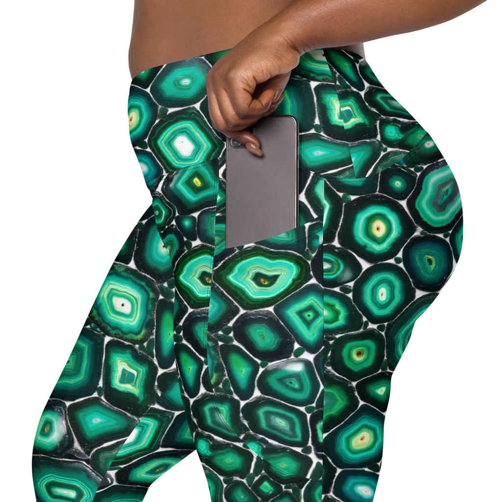 Verdant Agate on Leggings with Pockets — Product details 2