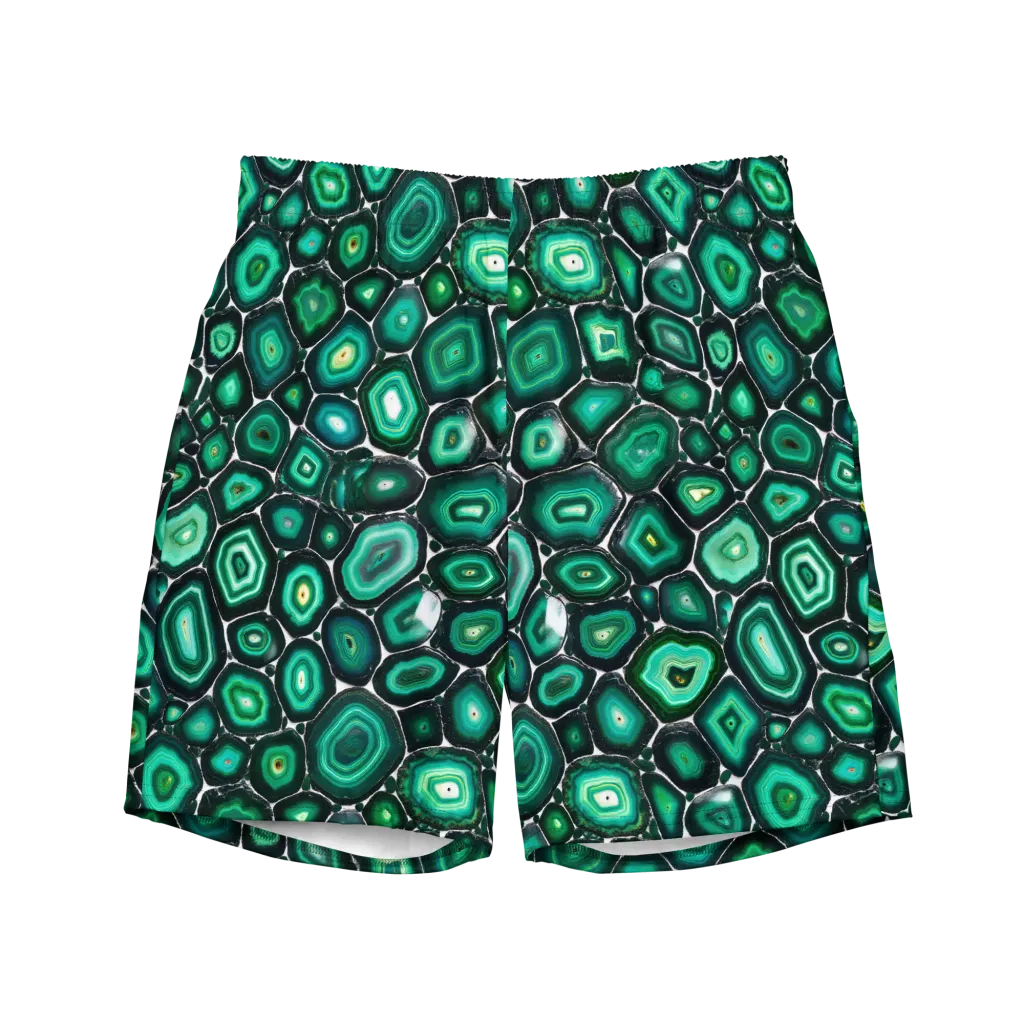 Verdant Agate on Swim Trunks — Front