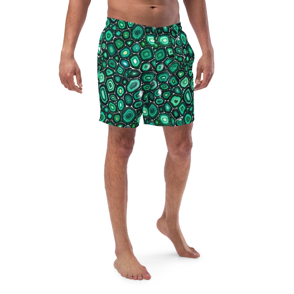 Verdant Agate on Swim Trunks — Front