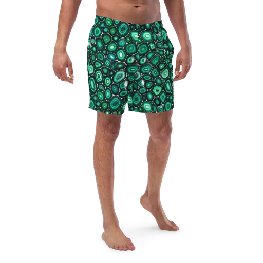 Verdant Agate on a Swim Trunks