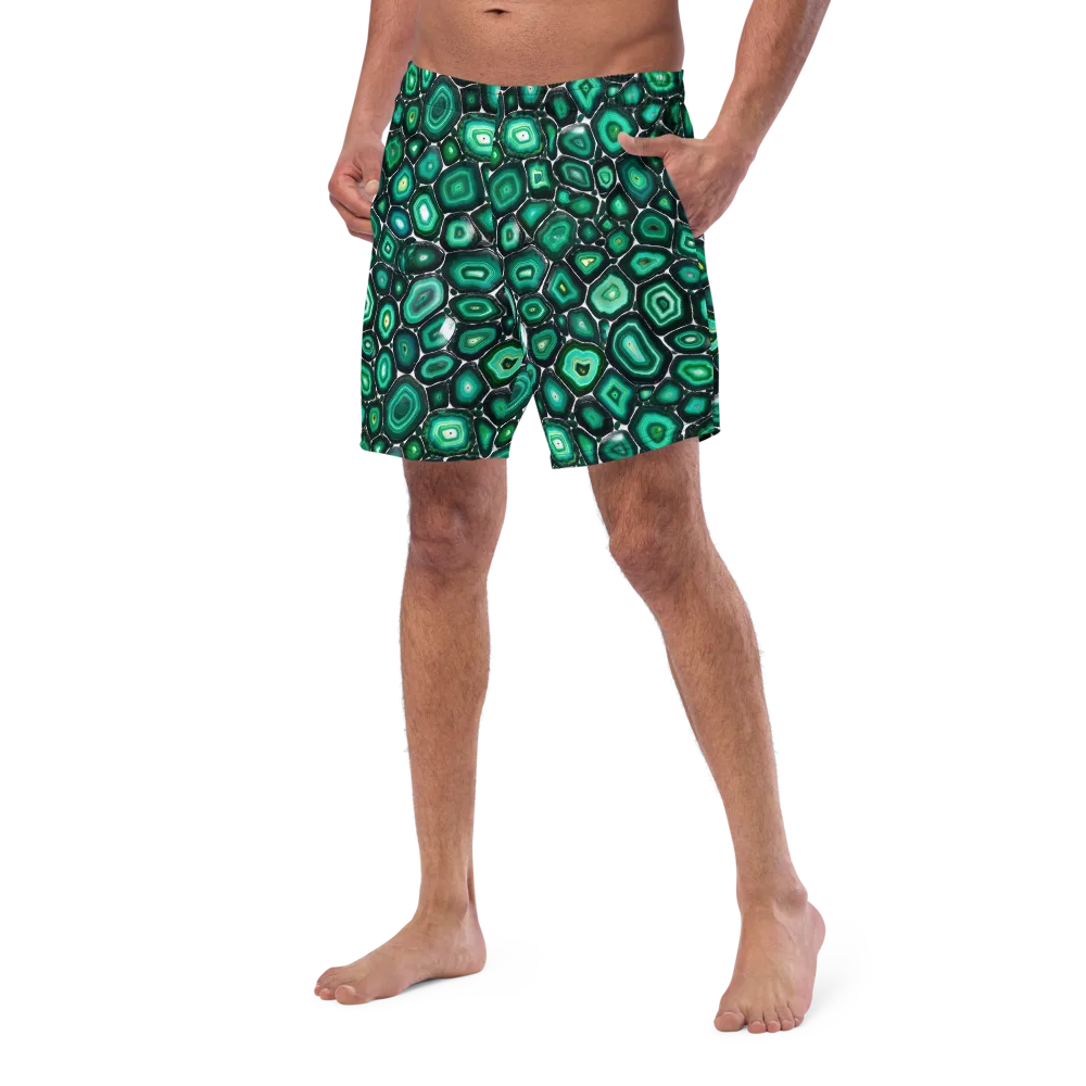 Verdant Agate on Swim Trunks — Left Front