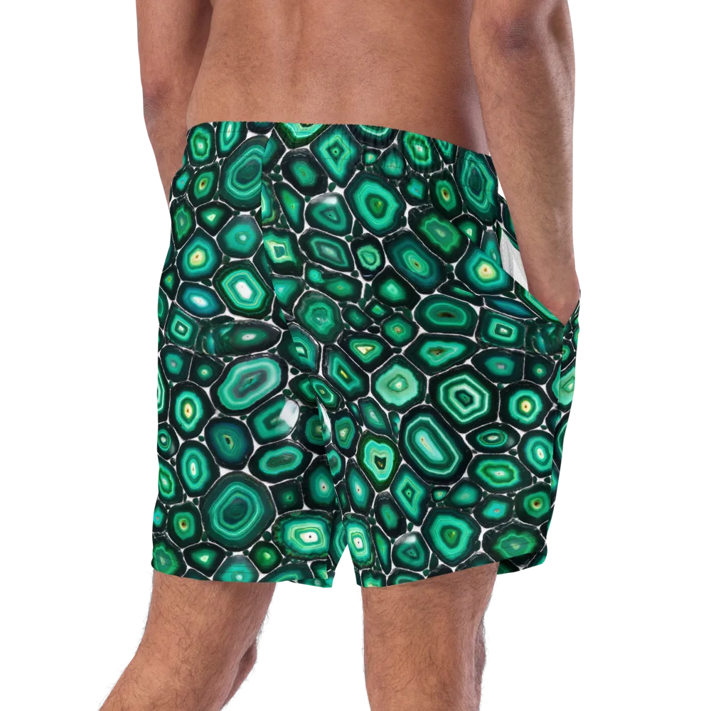 Verdant Agate on Swim Trunks — Right Back