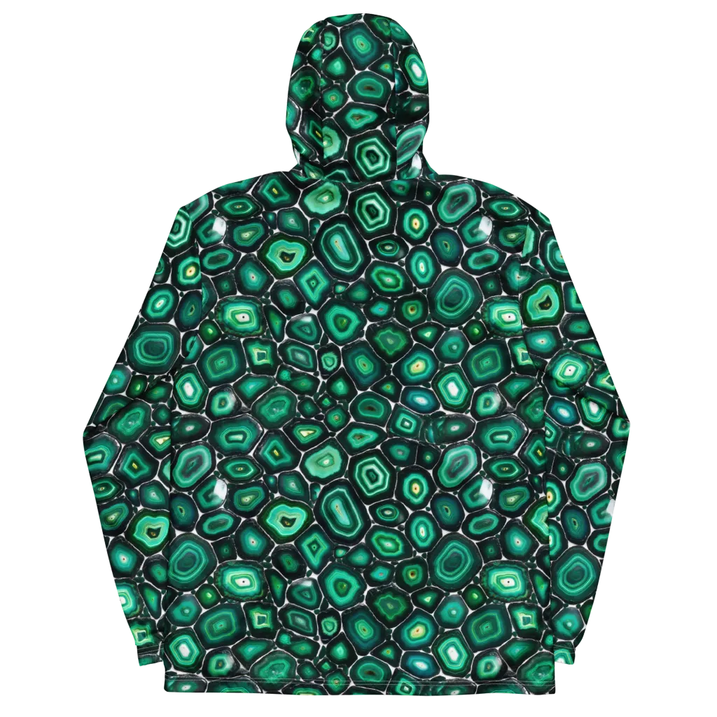 Verdant Agate on Men's Windbreaker — Back
