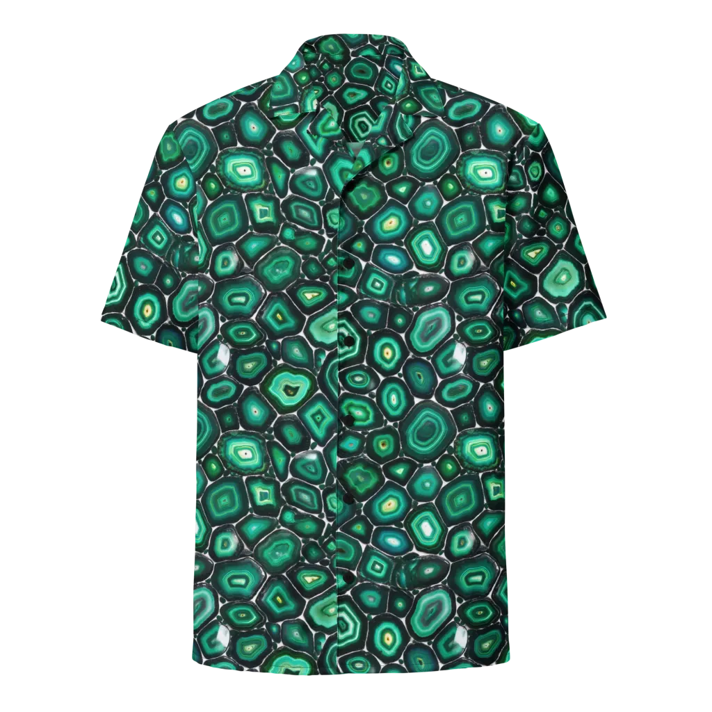 Verdant Agate on Button Shirt — Front