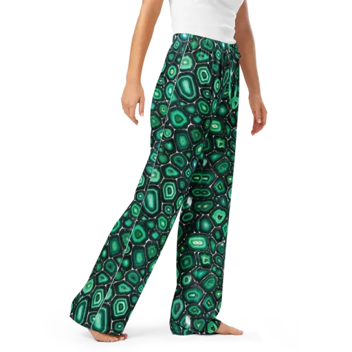 Verdant Agate on a Women's Pajama Pants