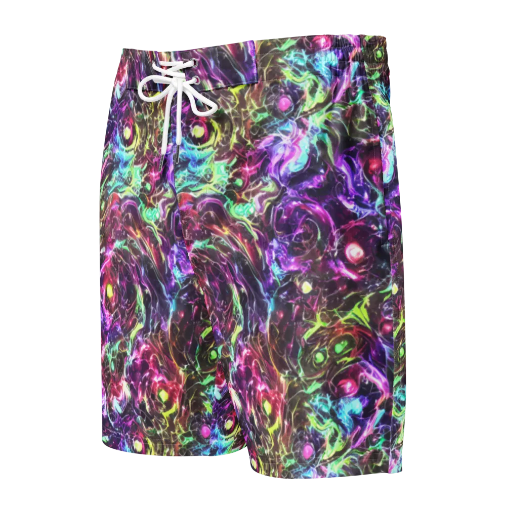 Infinite Embers on Men's Board Shorts — Front