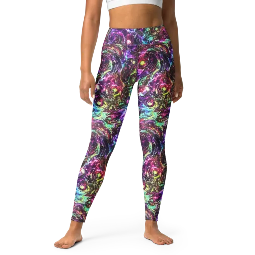 Infinite Embers on a Yoga Leggings