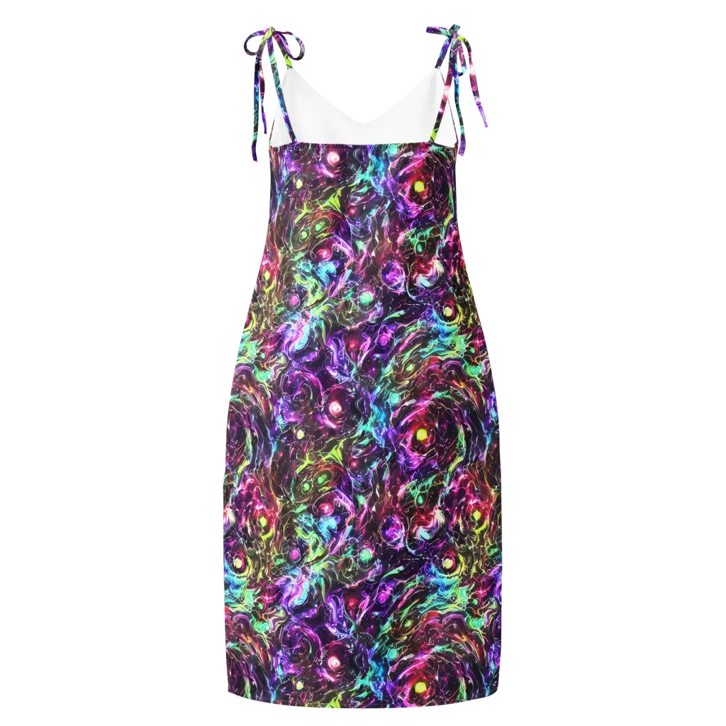 Infinite Embers on Slip Dress — Back