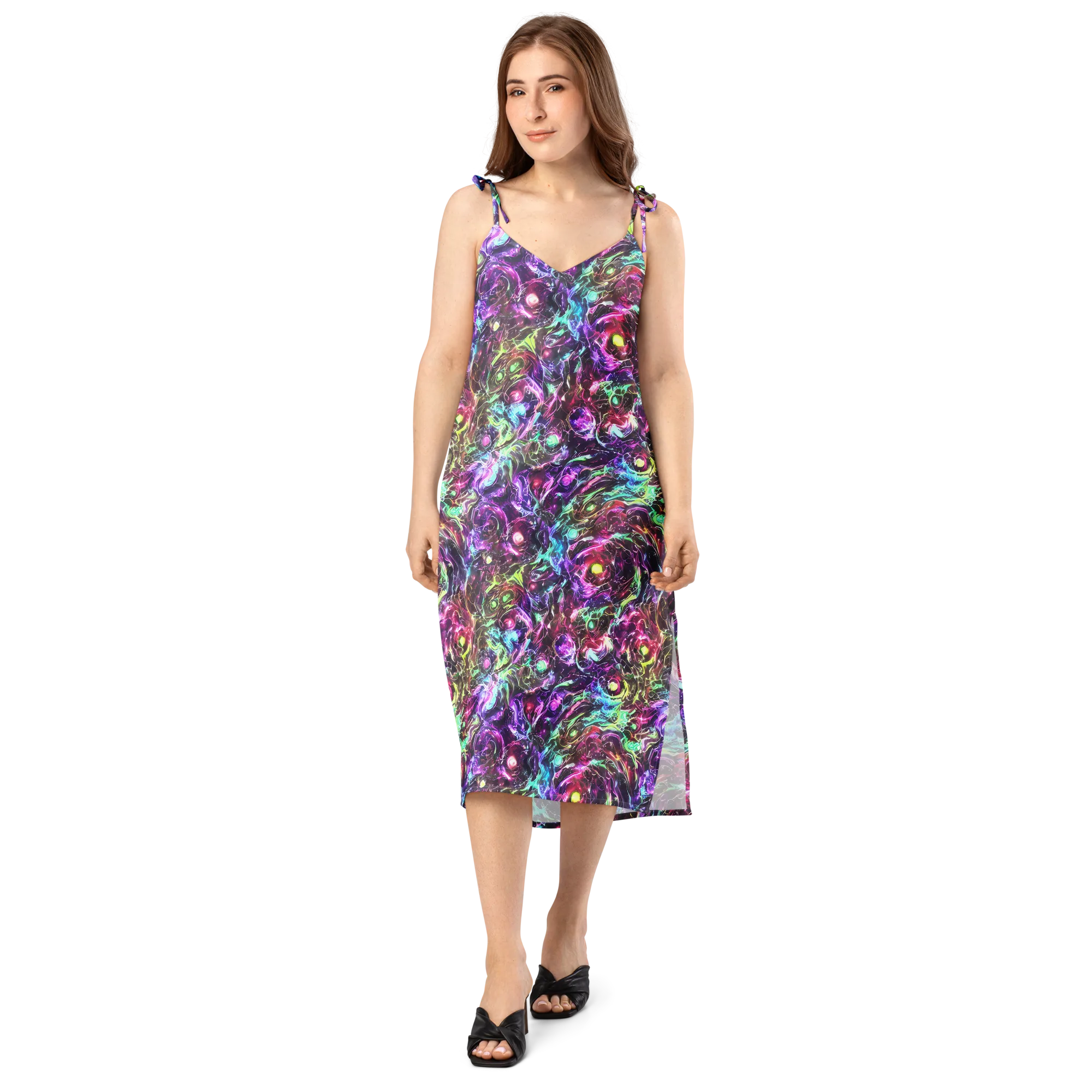 Infinite Embers on Slip Dress — Front