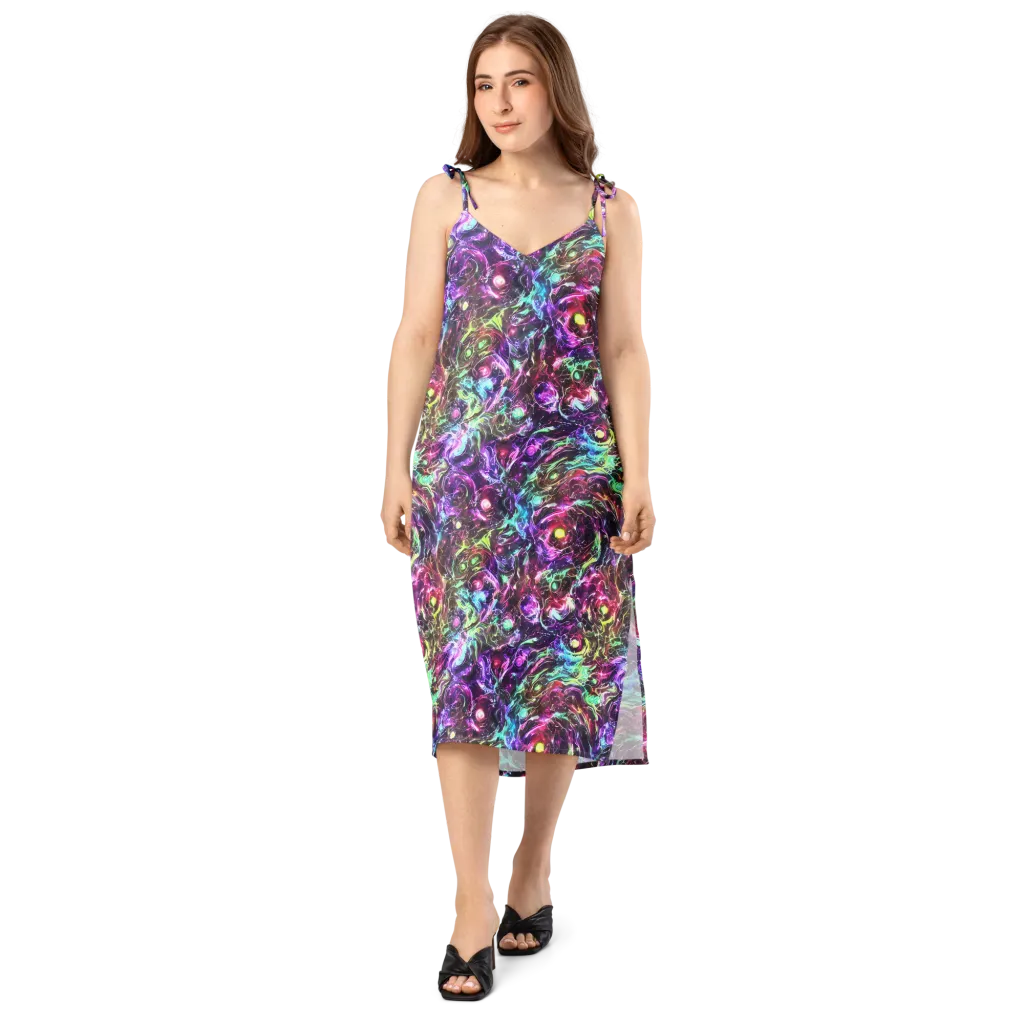Infinite Embers on Slip Dress — Front