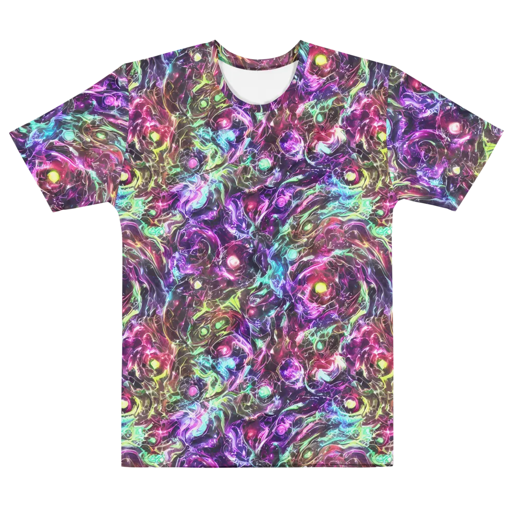 Infinite Embers on Men's Cotton Crew Neck T-Shirt — Front