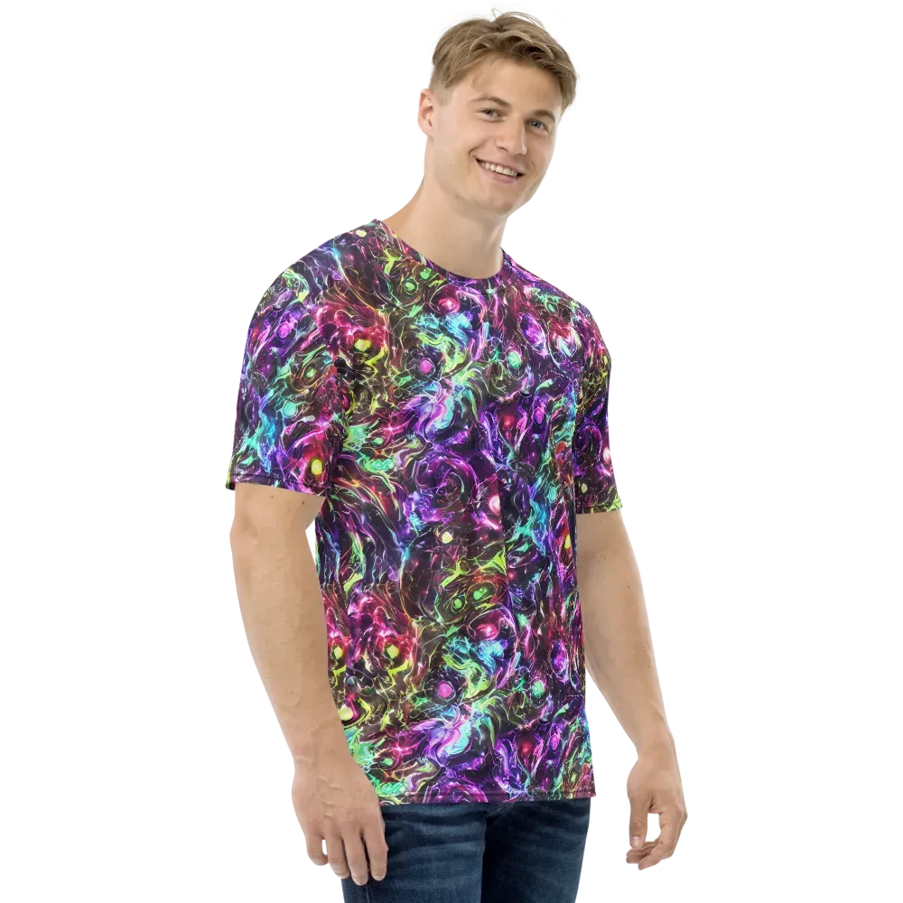 Infinite Embers on Men's Crew Neck T-Shirt — Right