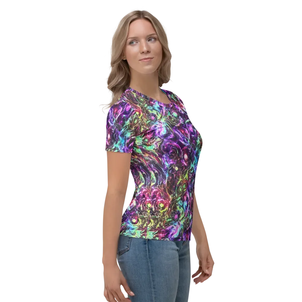 Infinite Embers on Women's Crew Neck T-Shirt — Right
