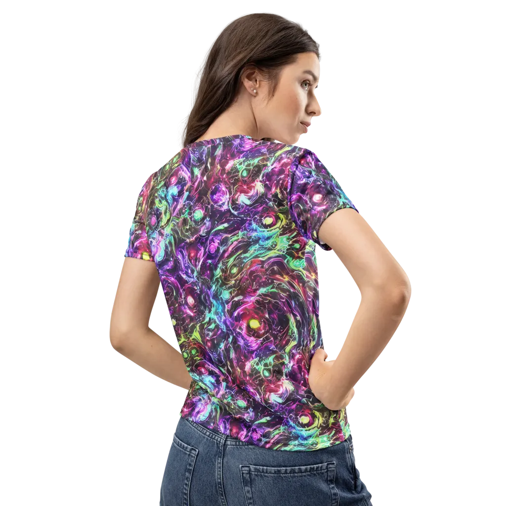 Infinite Embers on Women's Crew Neck T-Shirt — Back